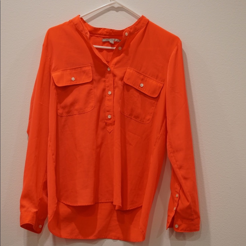 GAP - Neon Orange/Pink blouse - S